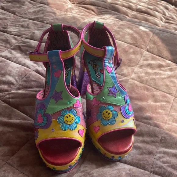 Heels ! Pink yellow green purple blue - Picture 1 of 5